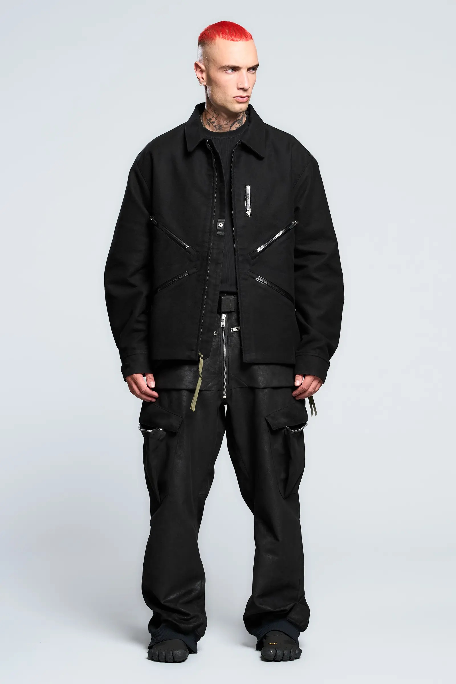 ACRONYM P38-TO Scrim Laced Ultra-Microfiber Cargo Pant Black