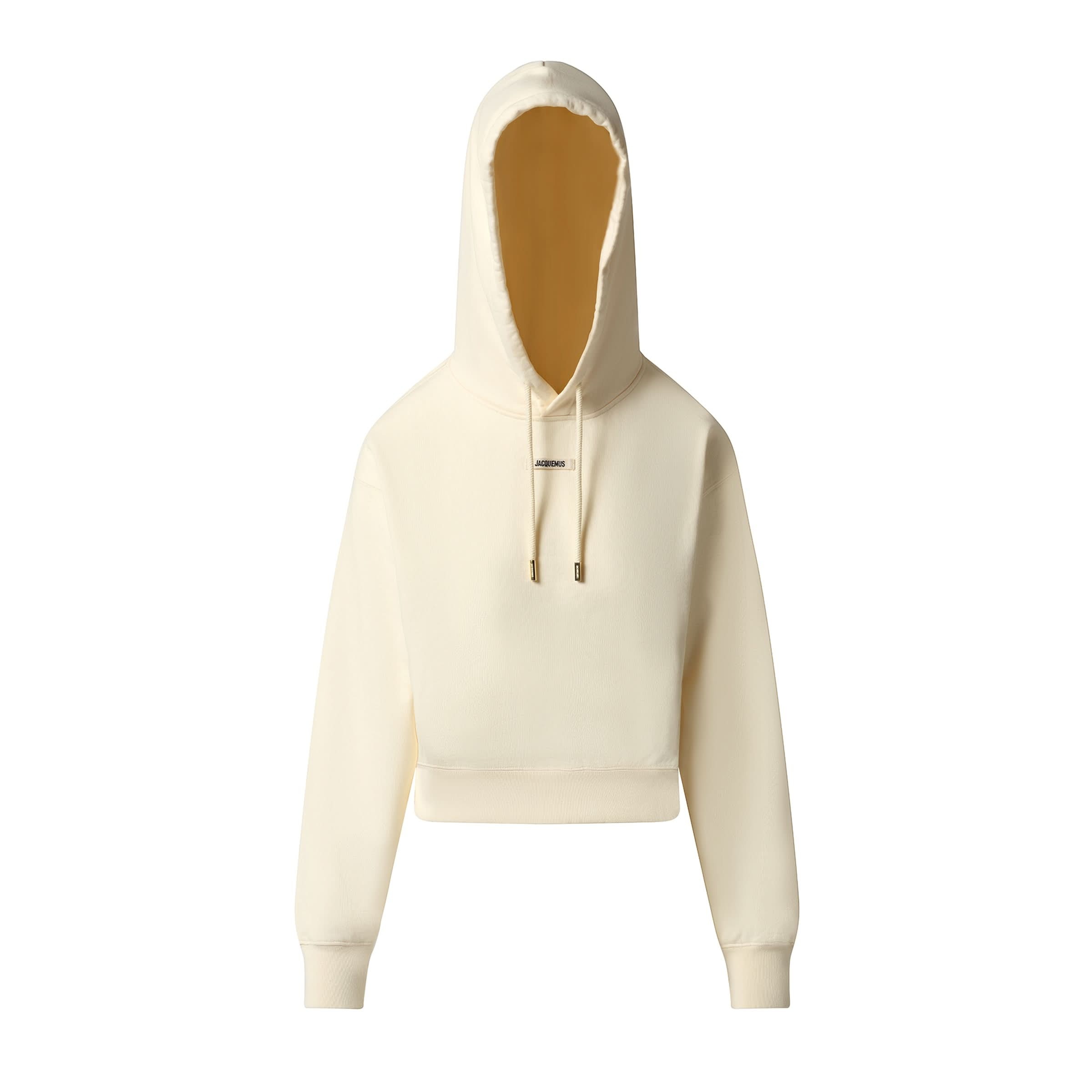 Le Hoodie Gros Grain in Light Beige - 2