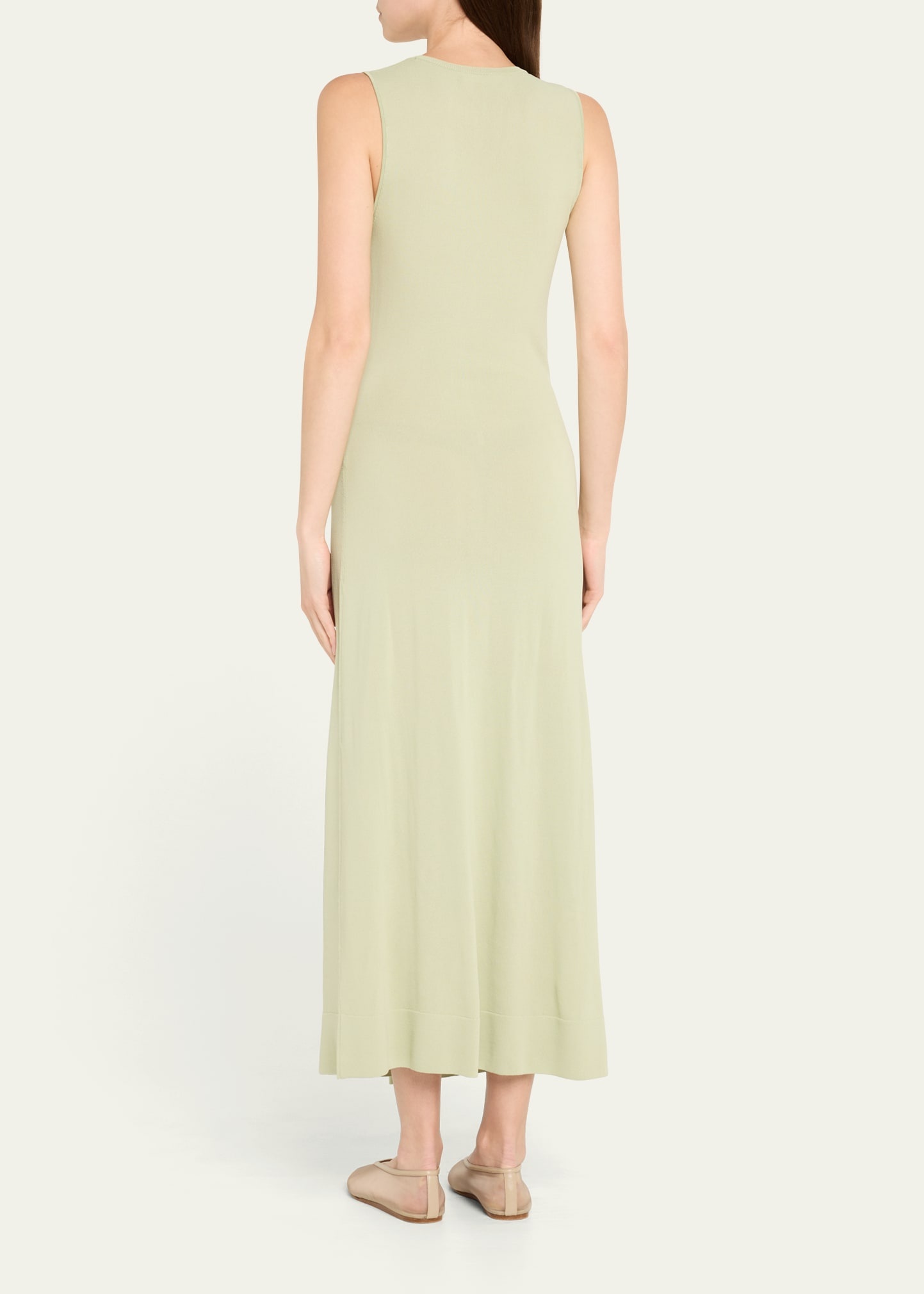 Saralien Gathered Sleeveless Maxi Dress - 3