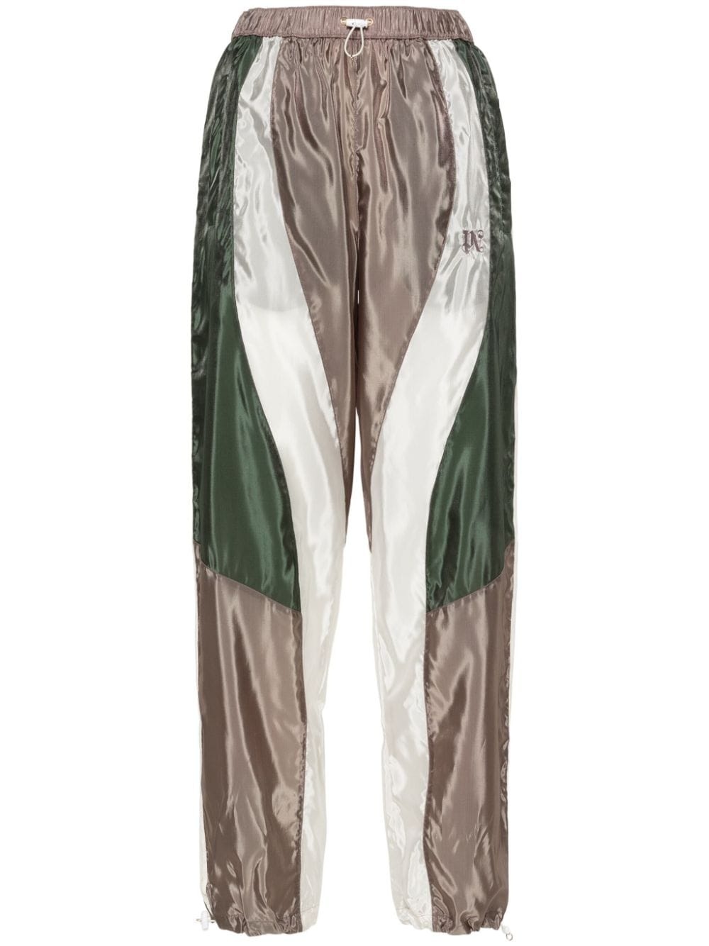 logo-embroidered track pants - 1