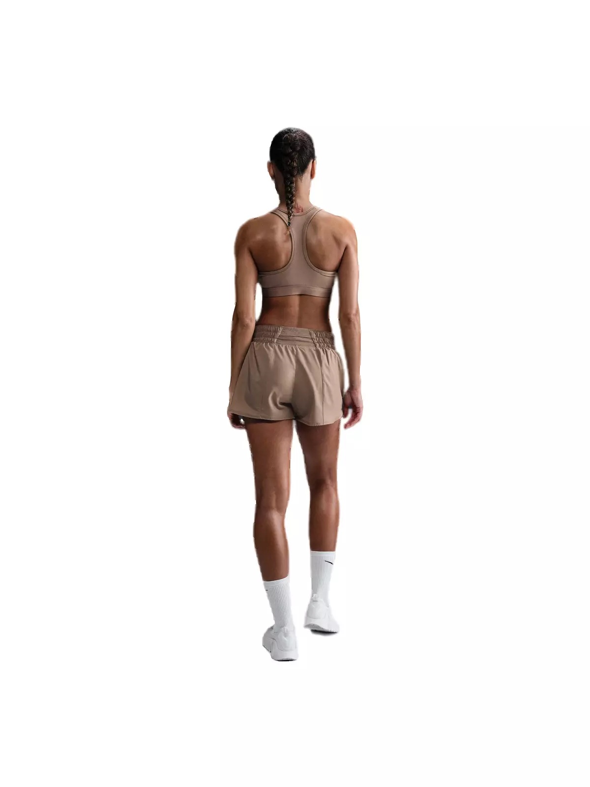 Women's Swoosh Medium Support Padded Sports Bra - Brown - 5