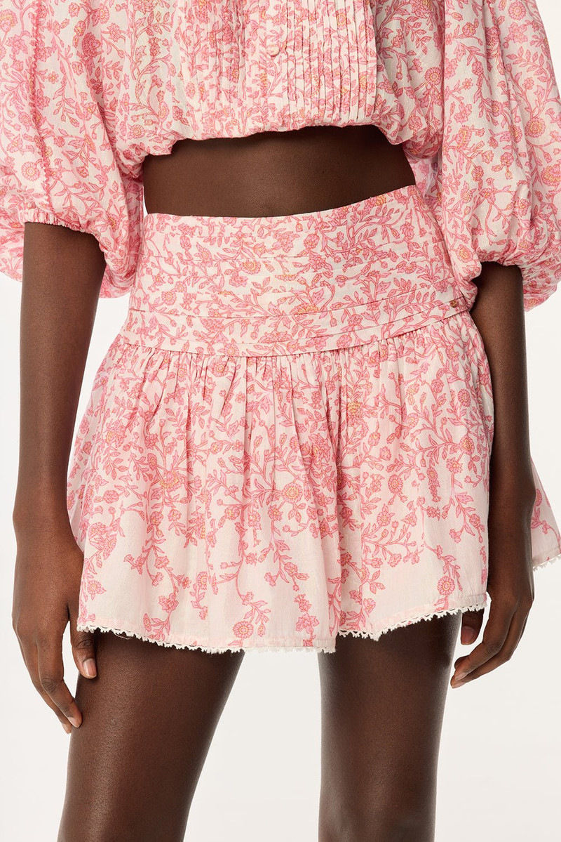 Poupette St Barth Mini Skirt Colleen - Pink Lazuli outlook