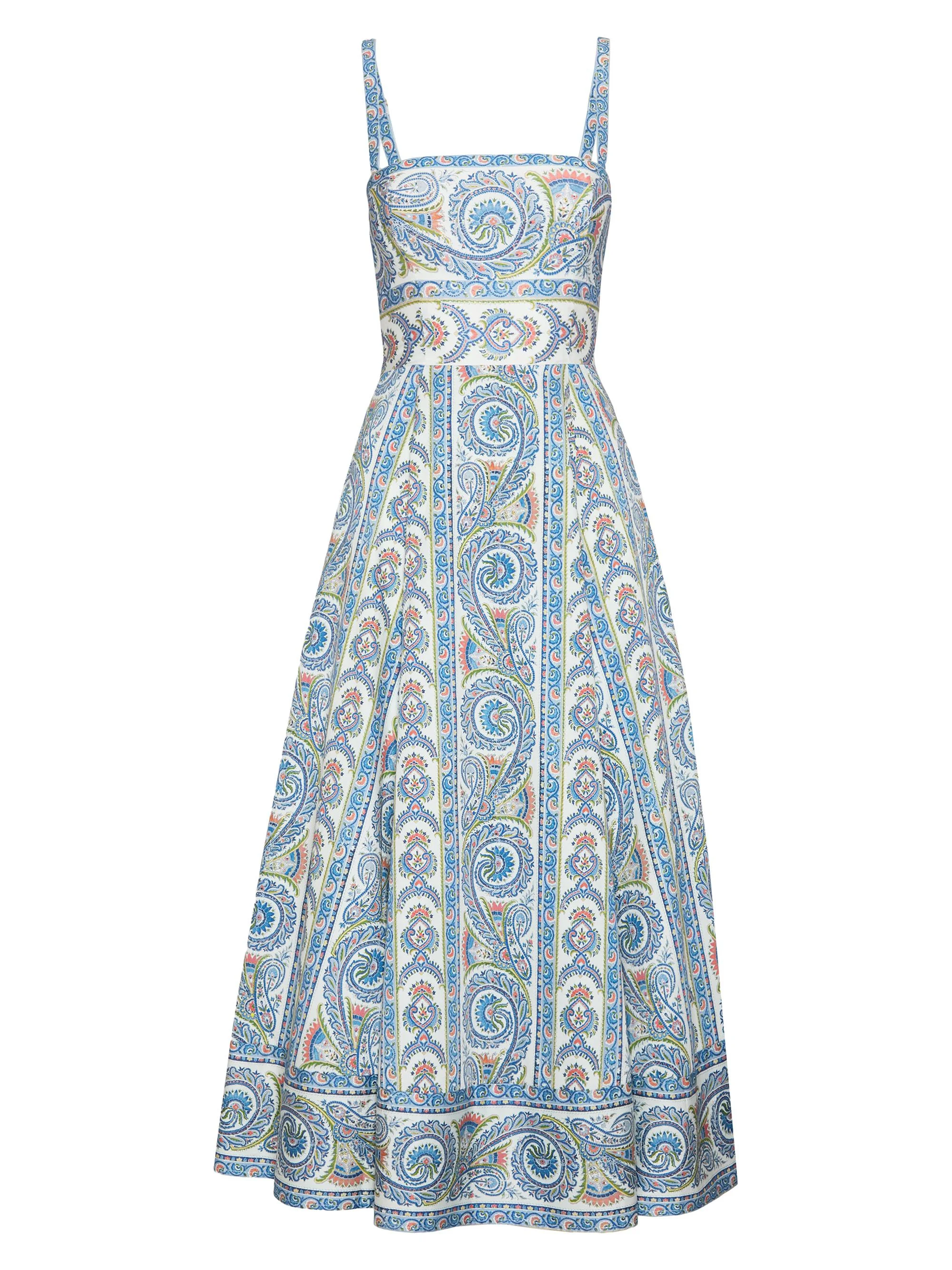 Women's The Margot Dress - Blue Corsica Paisley - 1