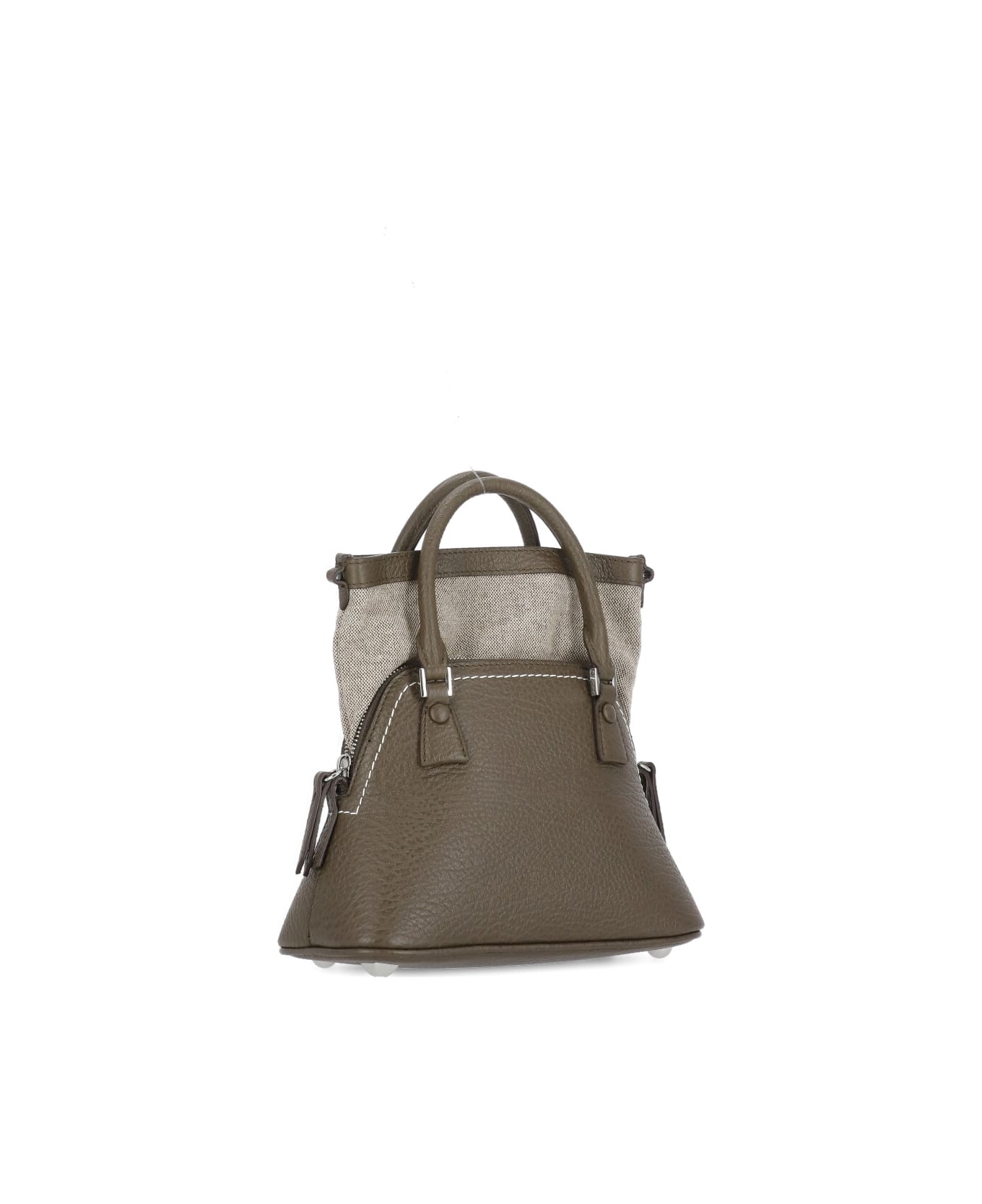 'sac' Brown Leather Bag - 3