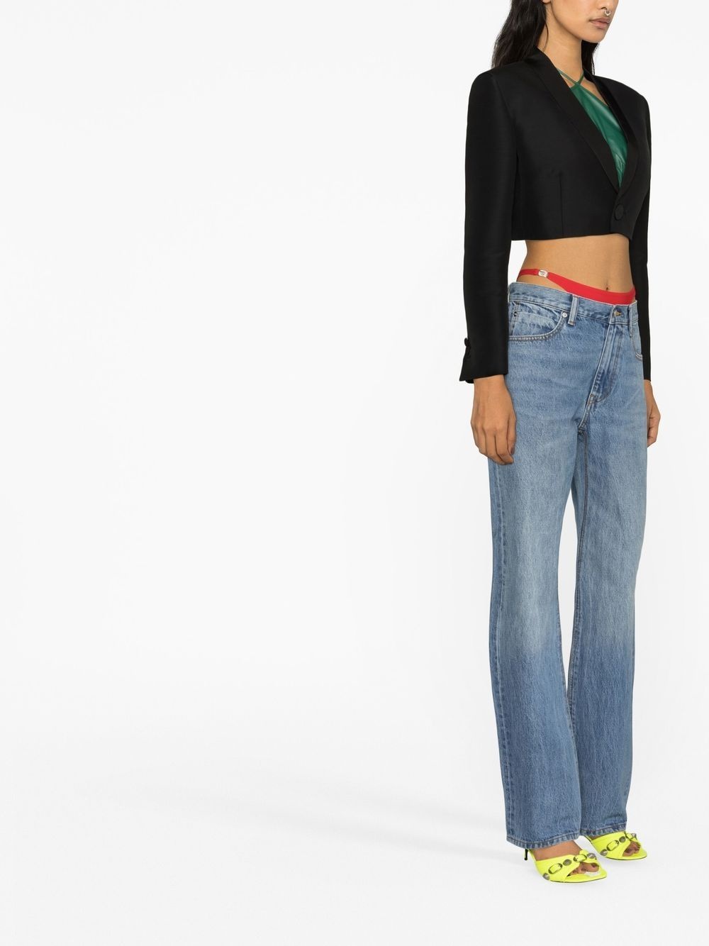 cropped tailored jacket - 4