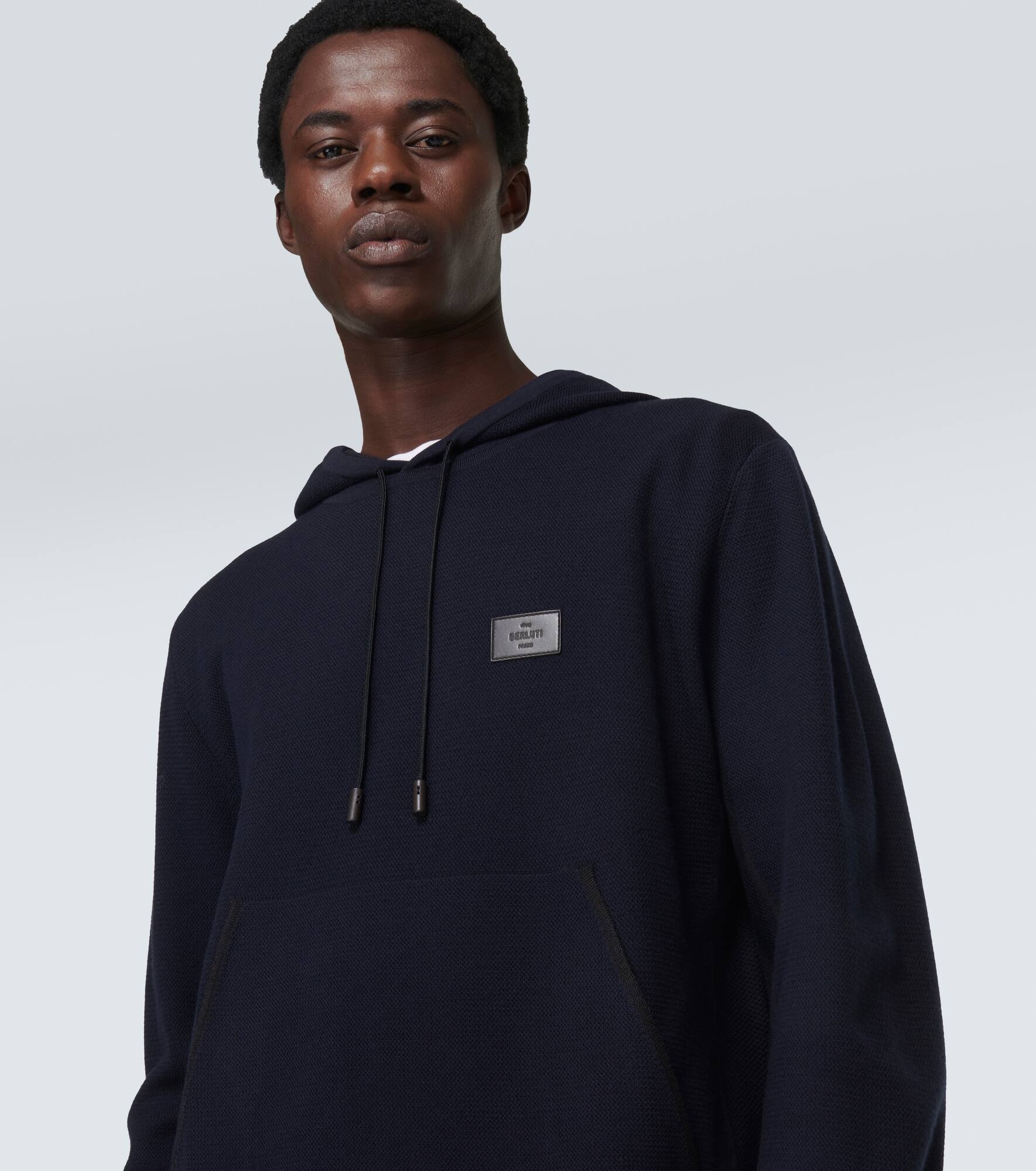 Wool and silk hoodie - 5