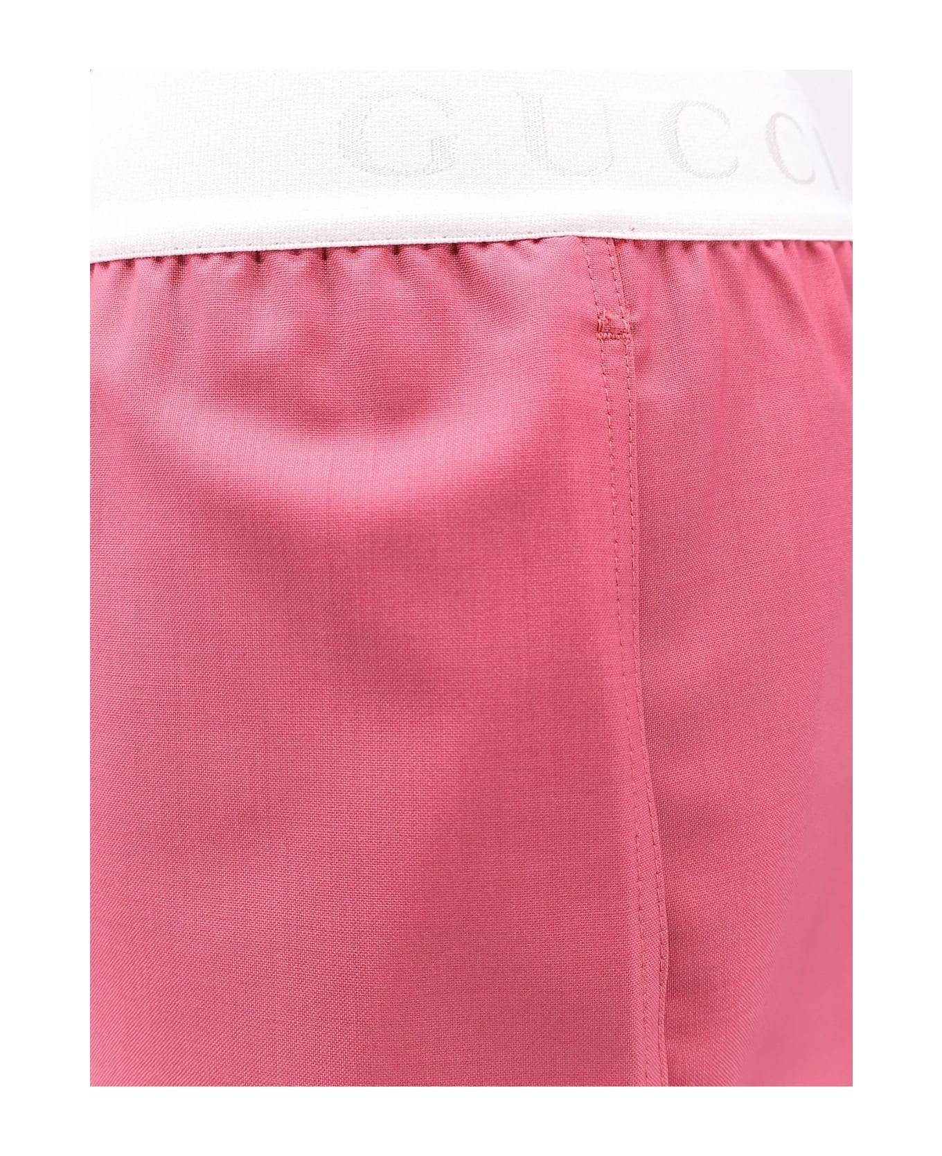 Wool Shorts With Frontal Logo - 3