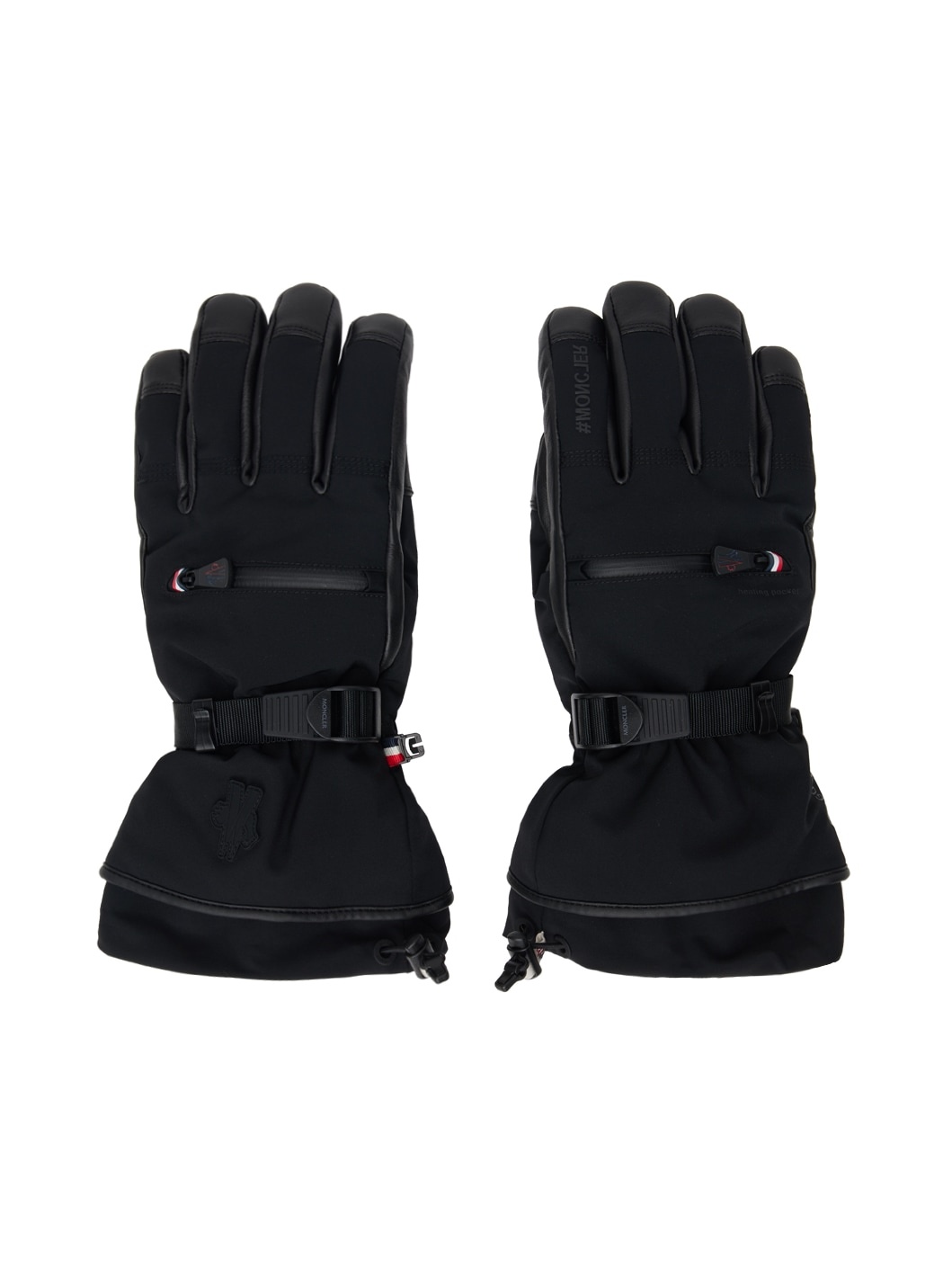 Black Padded Gloves - 1