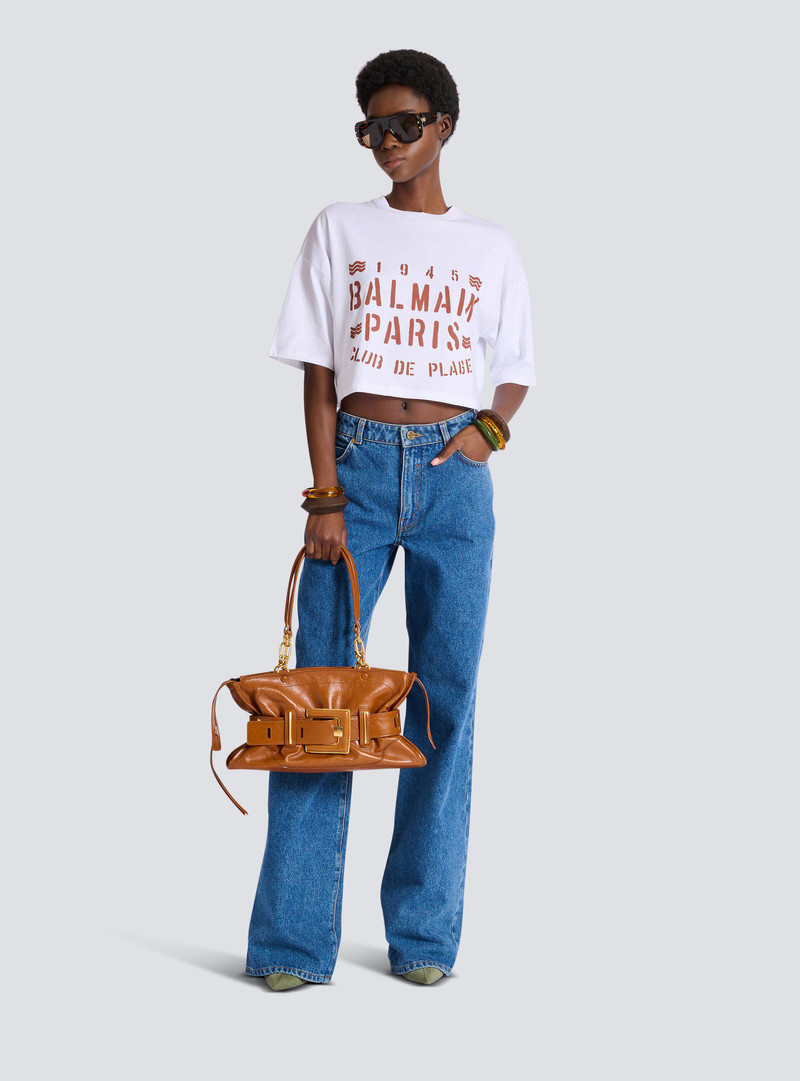 Balmain T-shirt with Balmain Plage print outlook
