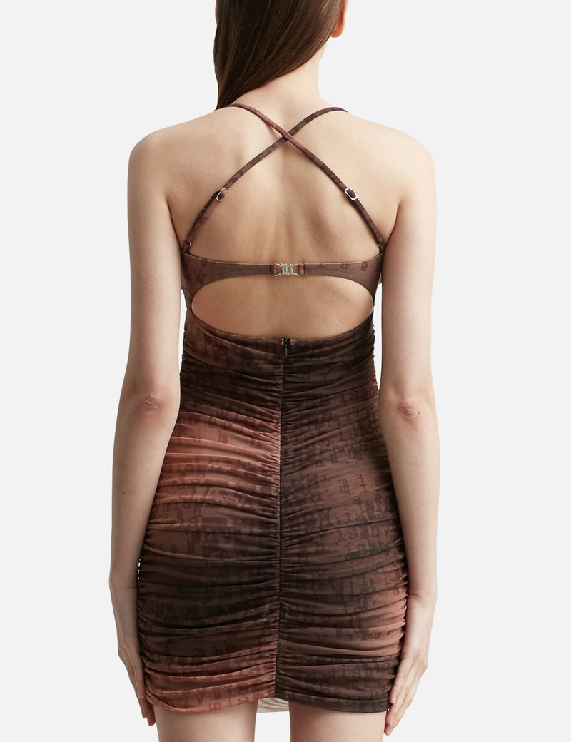MESH TYPEWRITER MINI DRESS 3