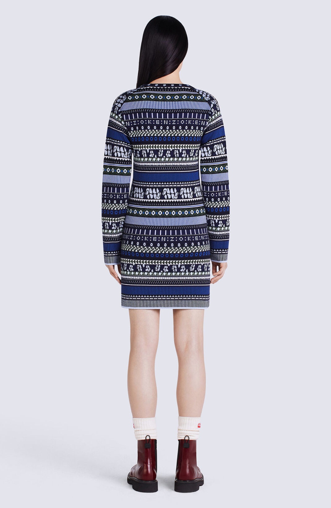 'Fair Isle' jacquard dress - 3