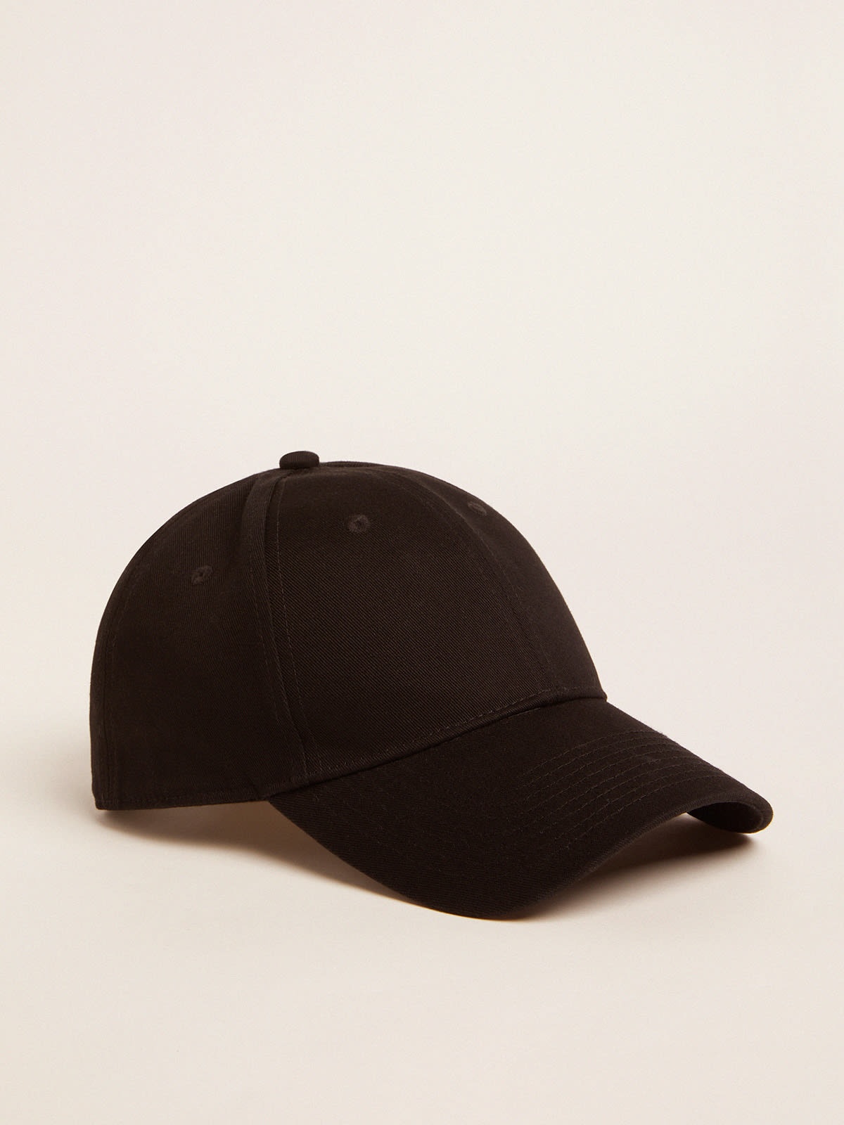 Black baseball cap with logo on the side - 2