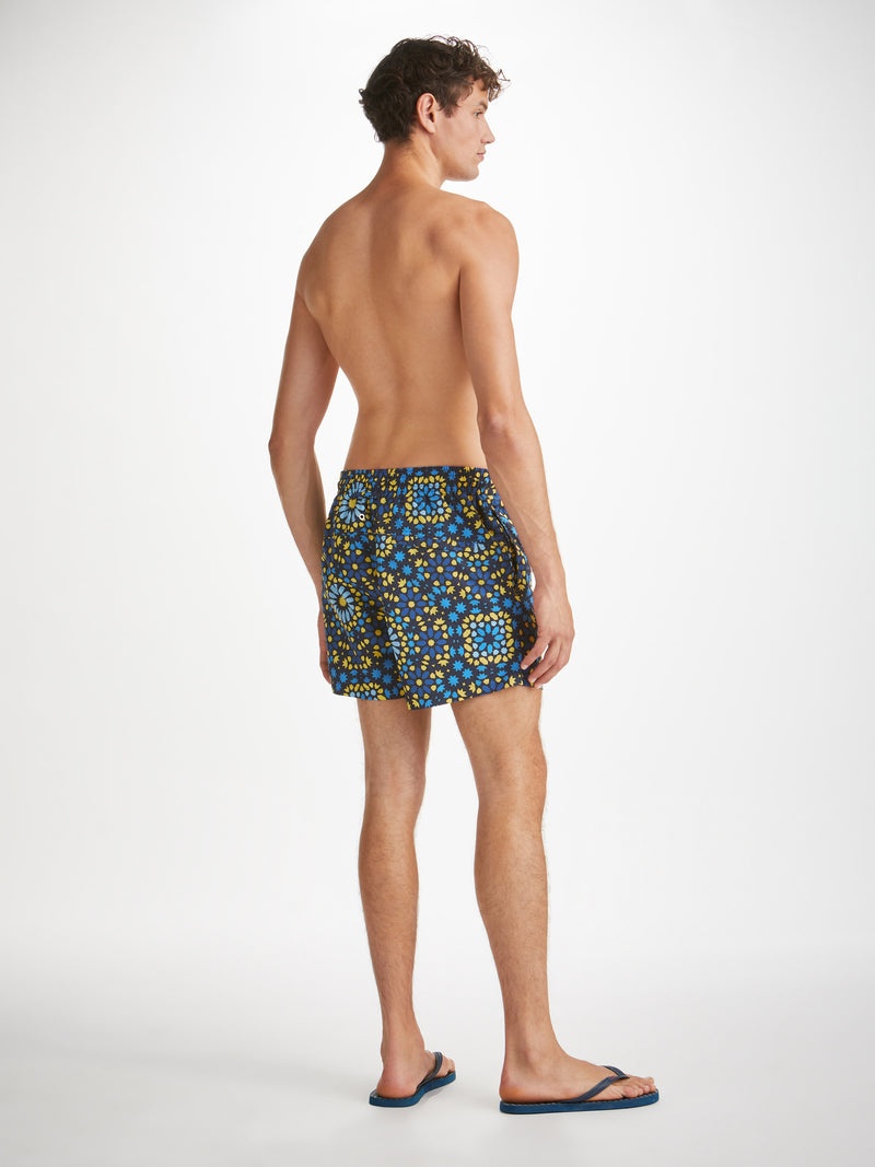Men's Short Swim Shorts Tropez 15 Navy - 4