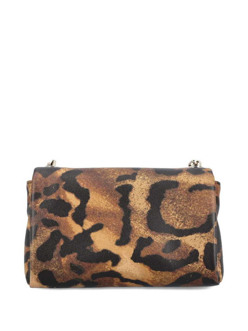 Christian Louboutin Loubi54 leopard-print chain shoulder bag outlook