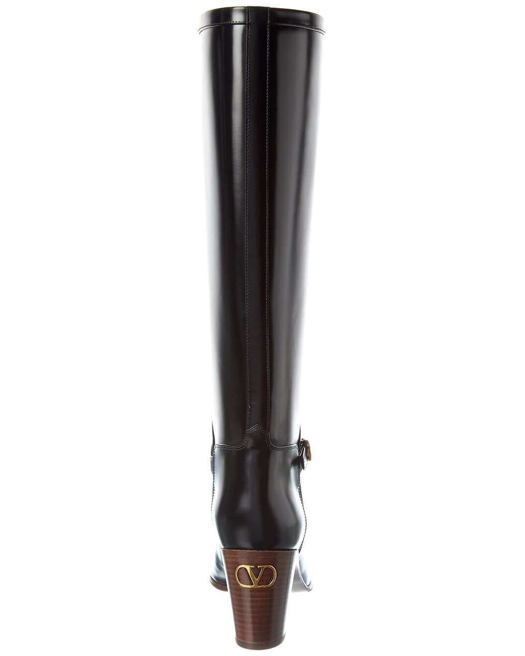 Valentino Pattie 75 Leather Knee-High Boot - 3