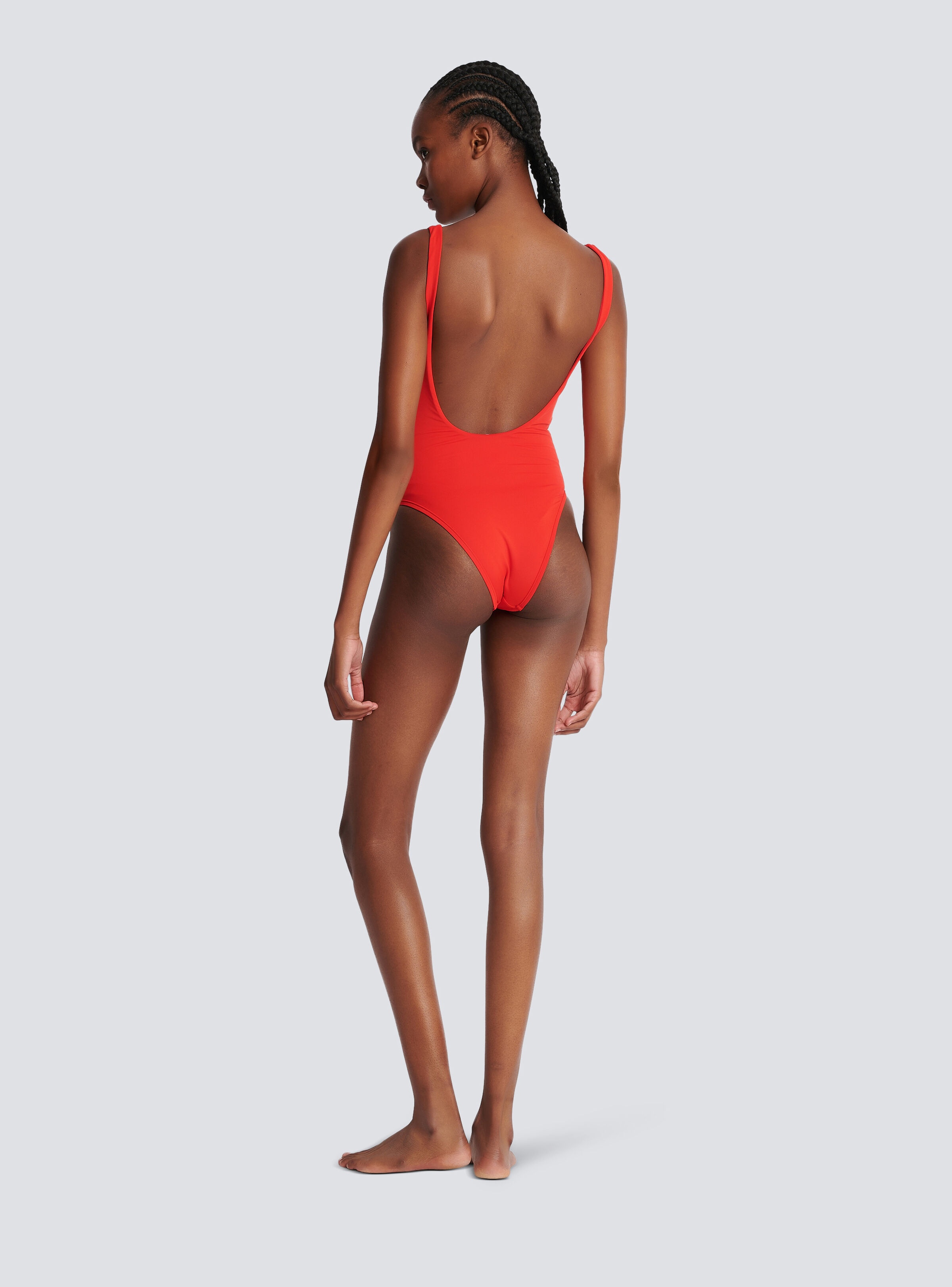 Balmain logo swimsuit - 4