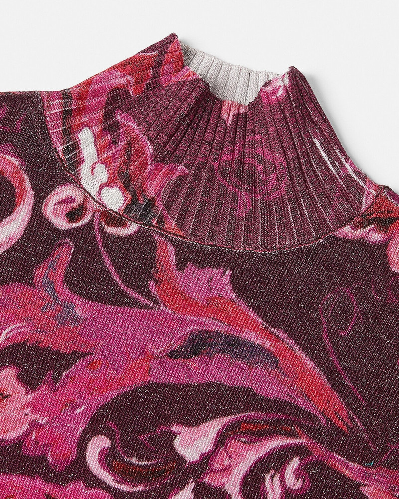 VERSACE JEANS COUTURE Porcelain Barocco Long dress outlook