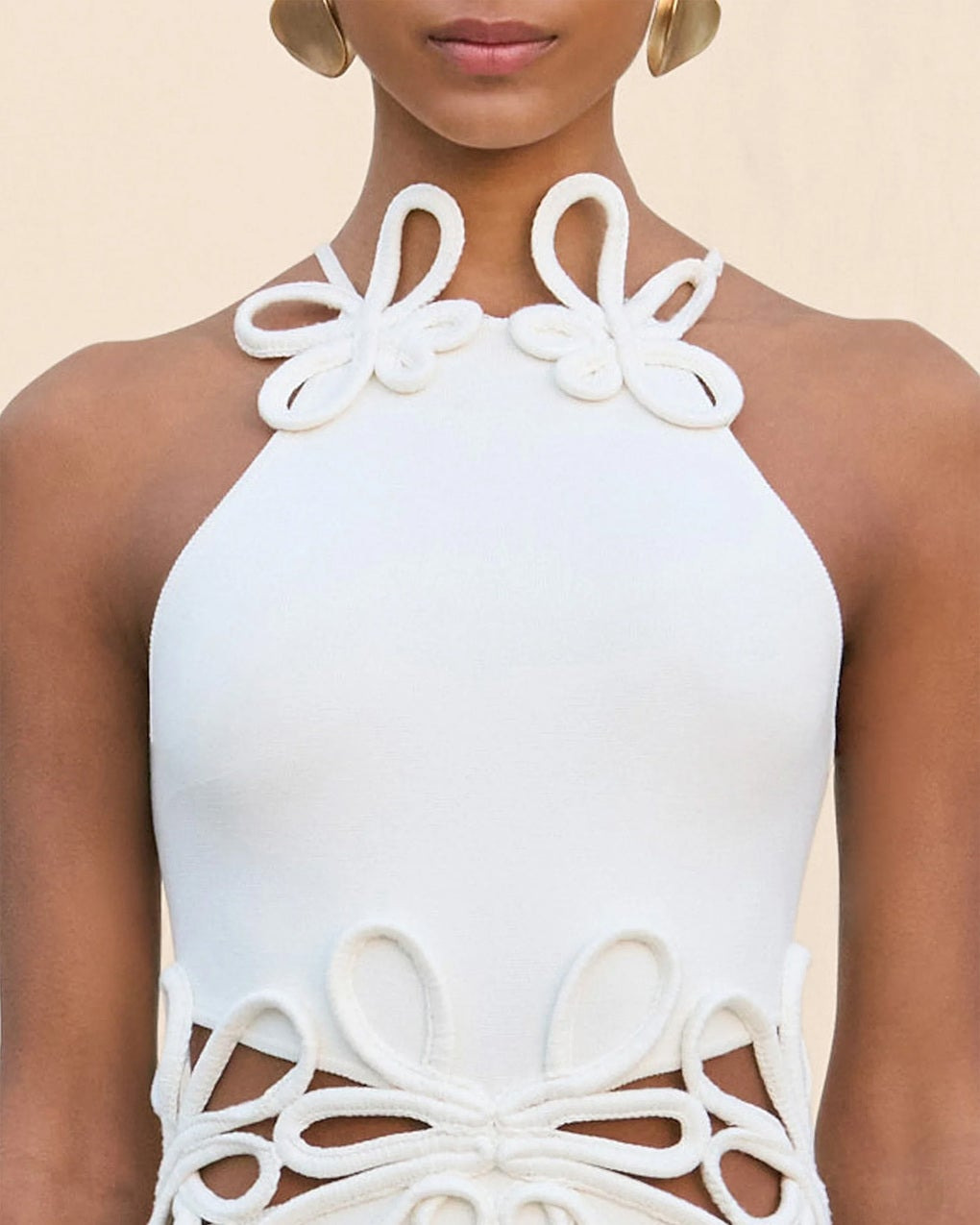 Dress Jena Knit Offwhite - 5