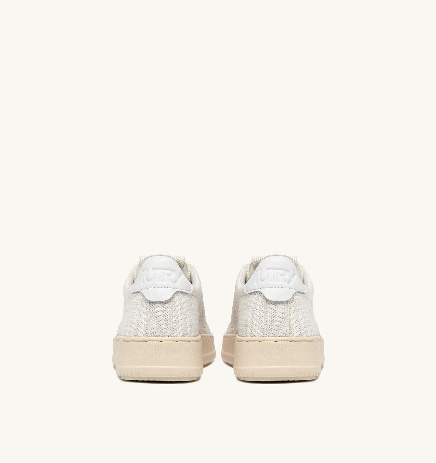 MEDALIST EASEKNIT LOW SNEAKERS IN IVORY WHITE FABRIC - 3