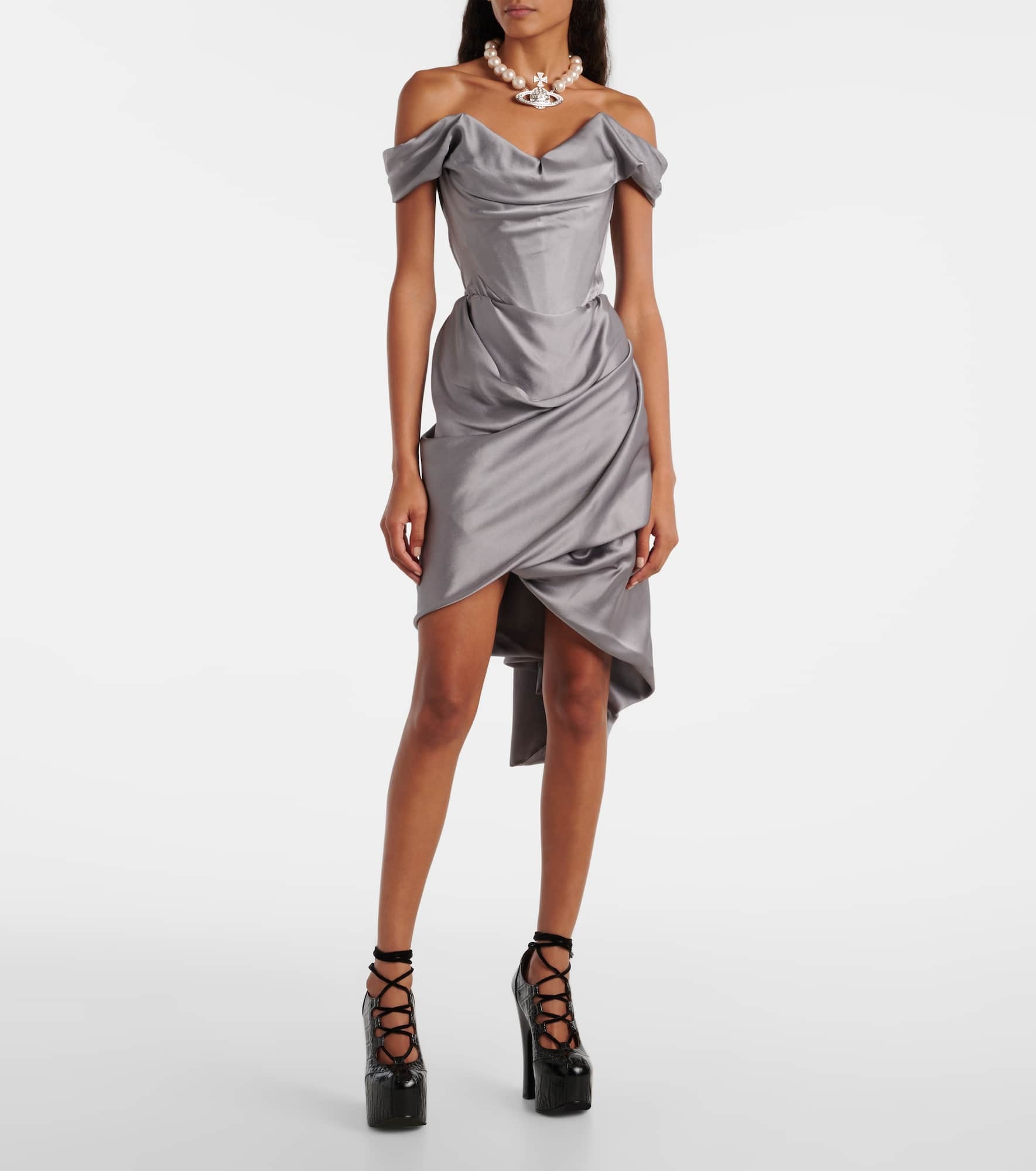 Bridal Nova Cora satin corset dress - 2