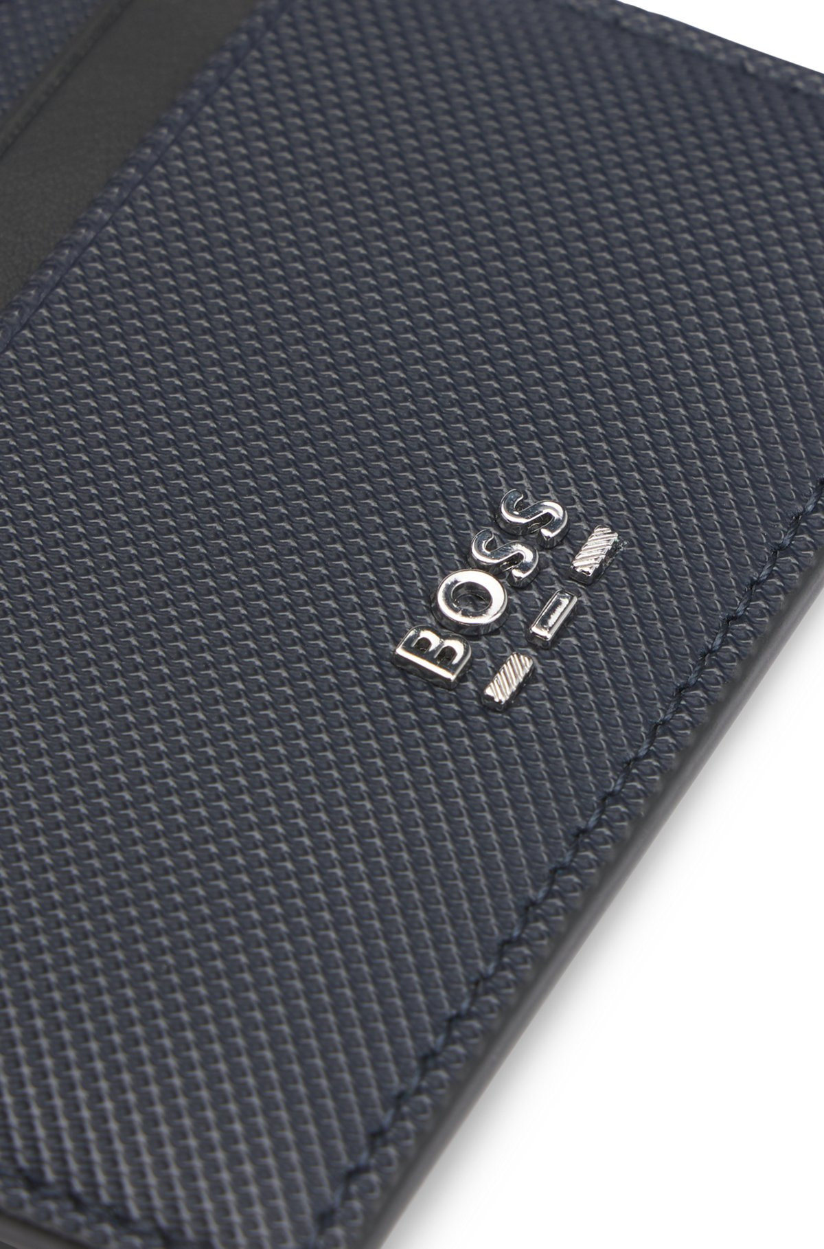 TEXTURED CARD HOLDER WITH HARDWARE TRIMS - 3