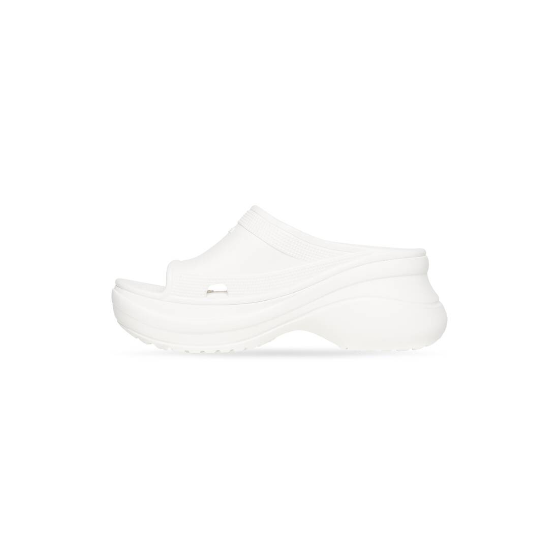 Women's Pool Crocs™ Slide Sandal in White - 4