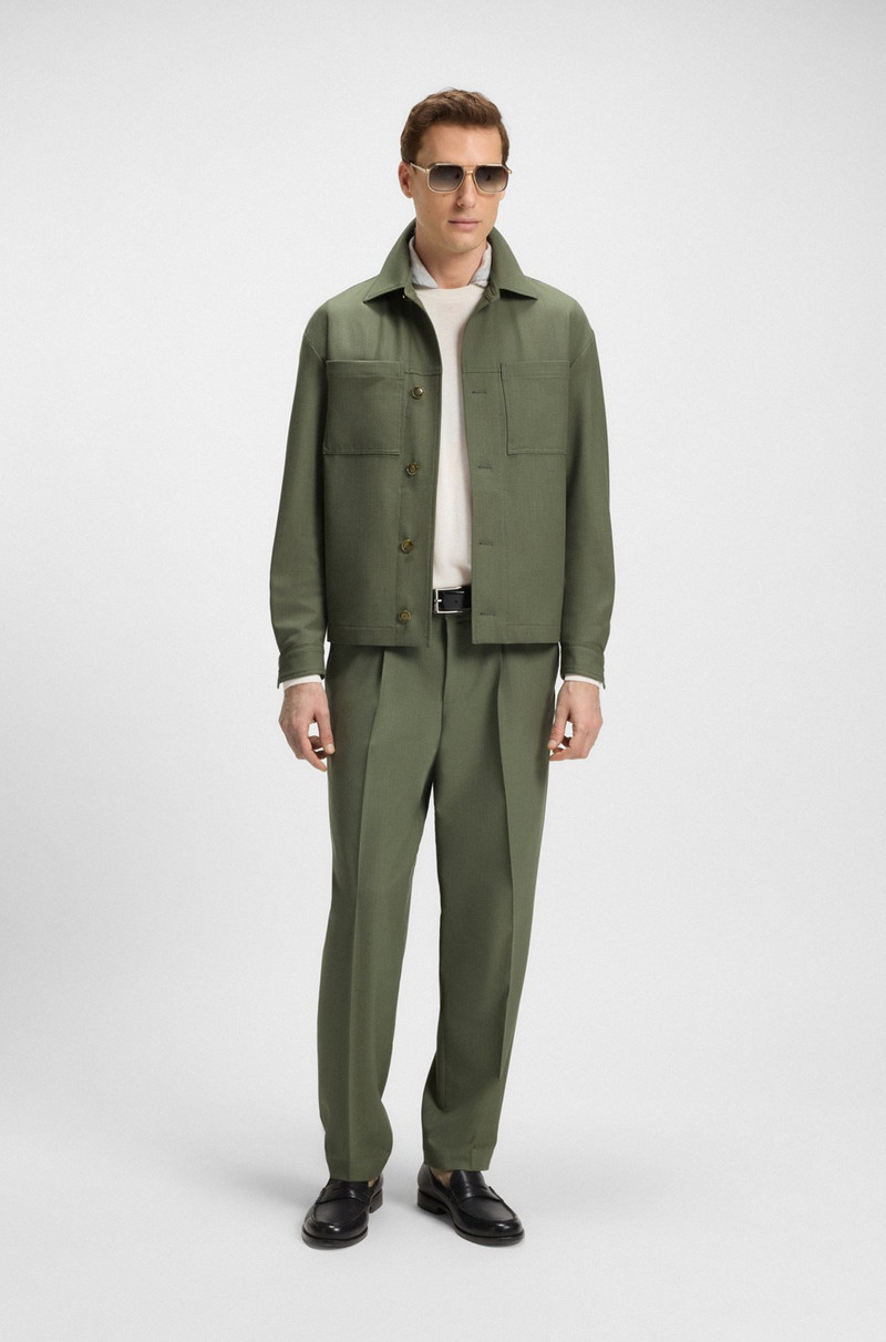 BOSS RELAXED-FIT OVERSHIRT IN MACHINE-WASHABLE PERFORMANCE-STRETCH FABRIC outlook
