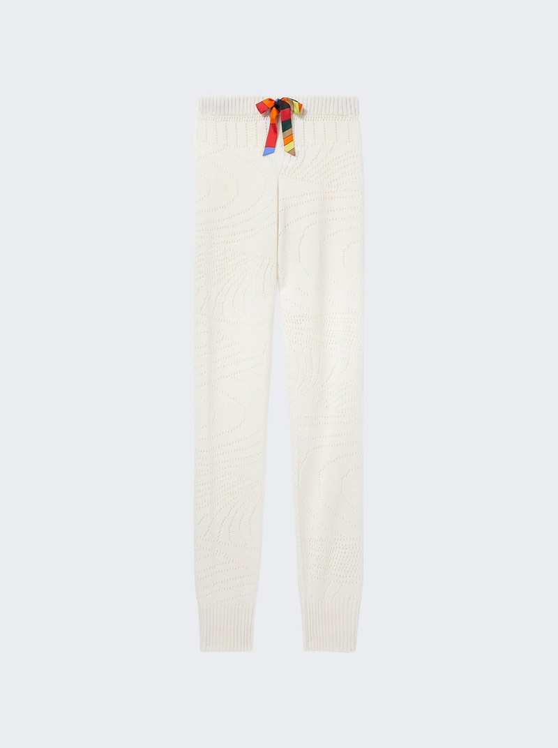 Pointelle Sweatpants White 1