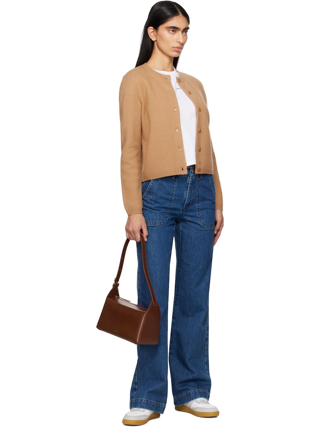 Brown Virginie Baguette Bag - 4