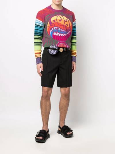 VERSACE Medusa Music-print jumper outlook