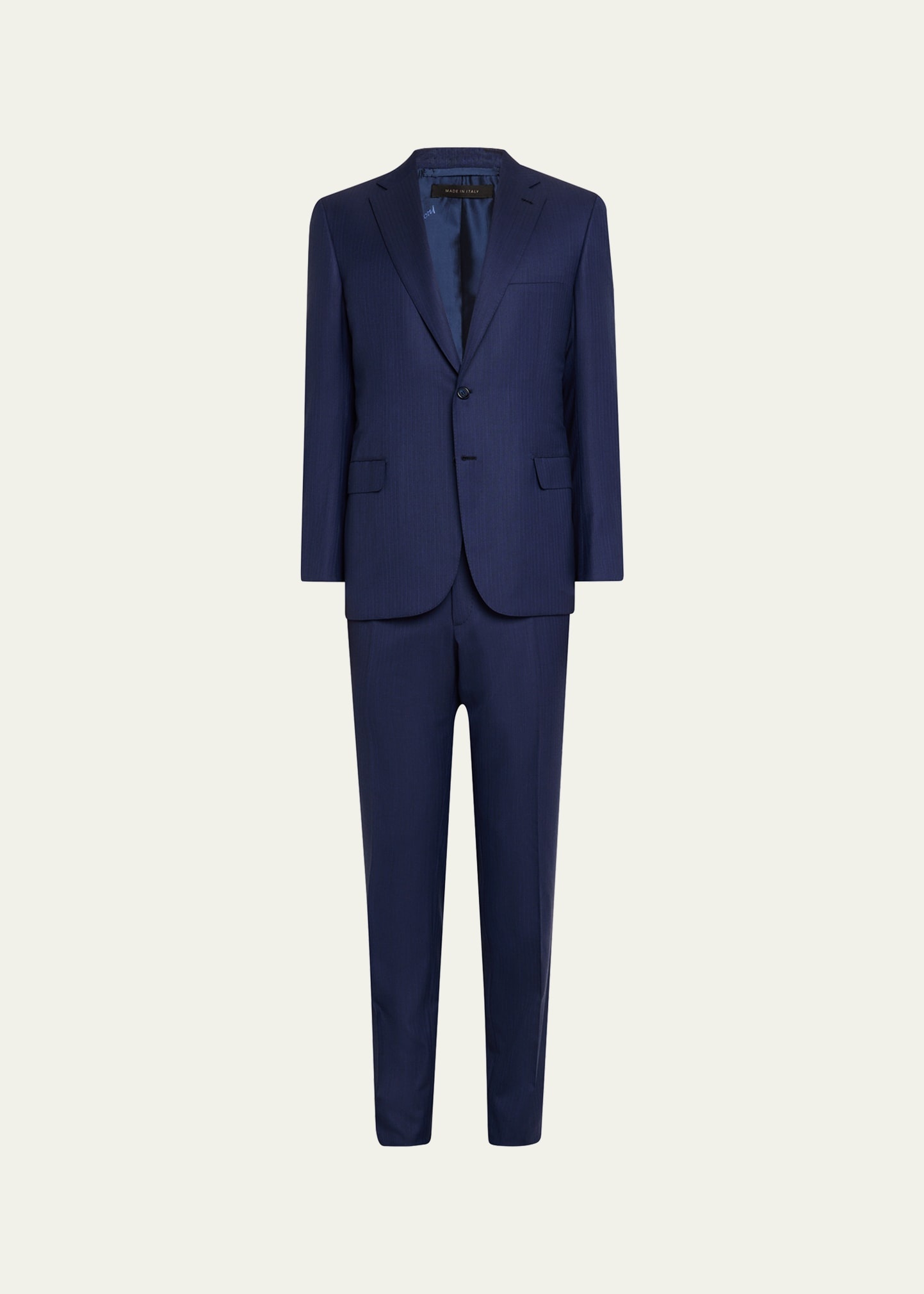 Men's Brunico Tonal Striped Suit - 1