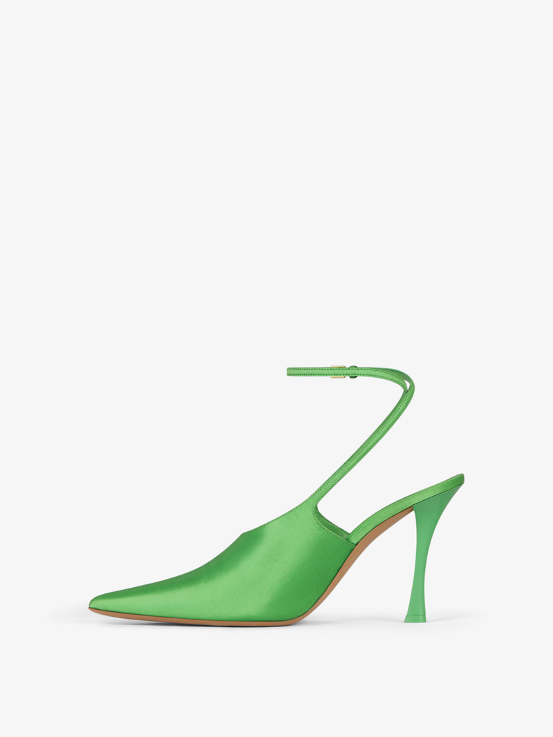 Givenchy SHOW SLINGBACKS IN SATIN outlook