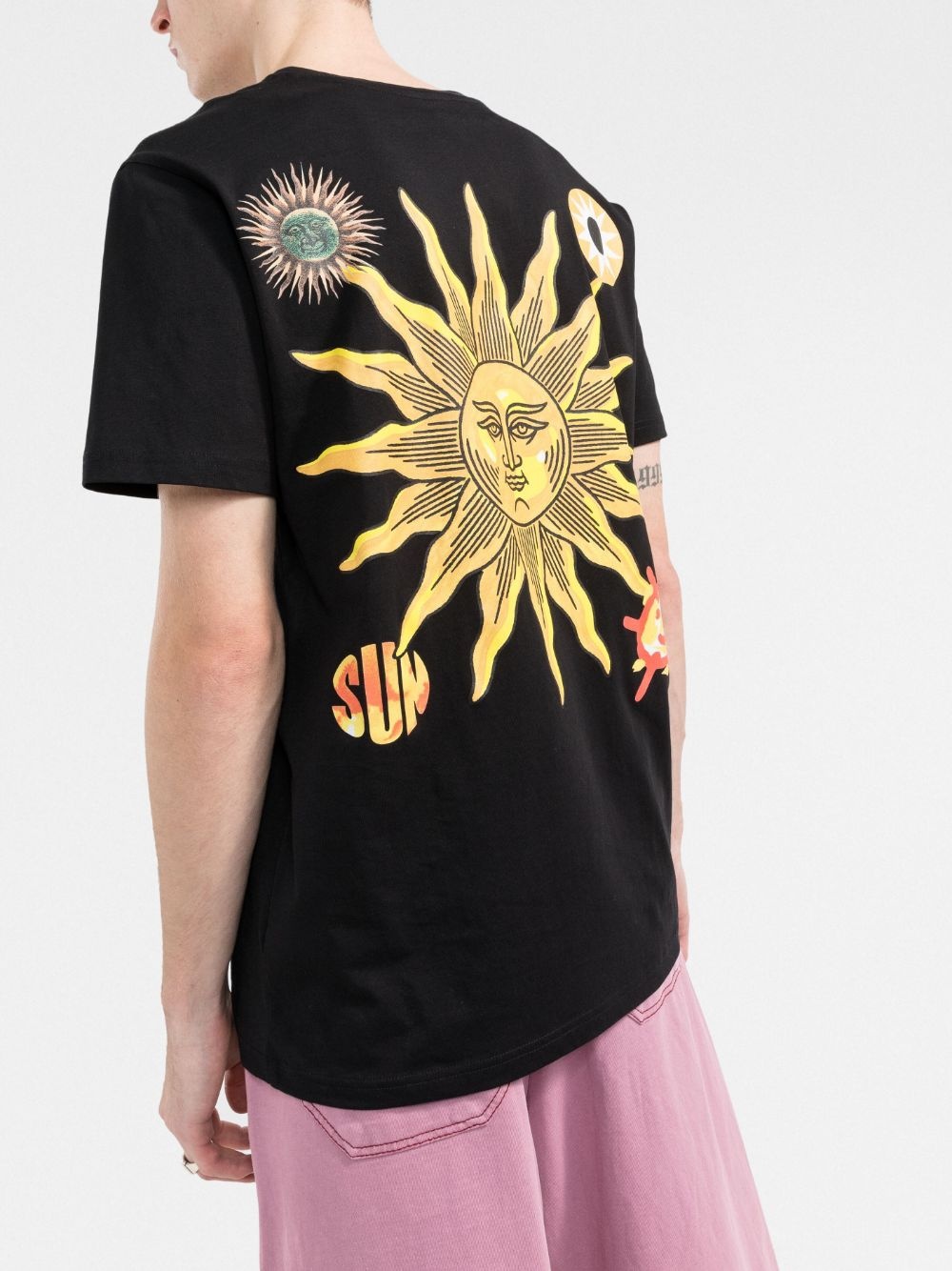 sun smile cotton T-shirt - 3