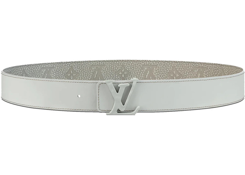 Louis Vuitton Louis Vuitton LV Shape MNG Climbing 40MM Reversible Belt White outlook