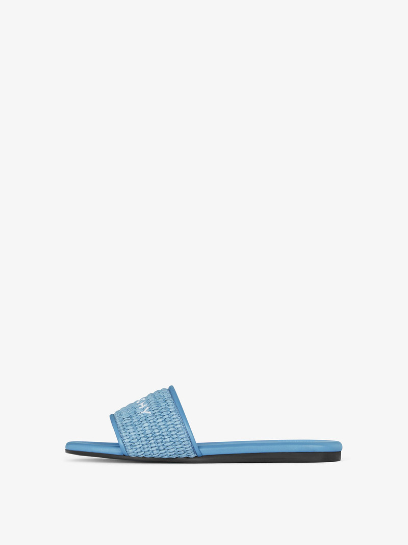Givenchy 4G FLAT MULES IN RAFFIA outlook