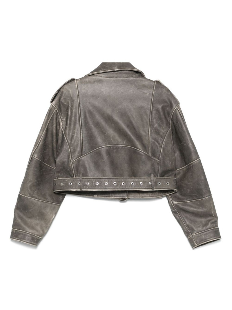 MANOKHI leather jacket outlook