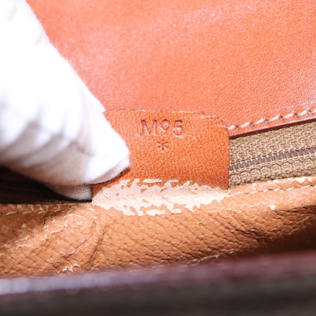 CELINE Macadam Canvas Hand Bag Pvc Brown - 12