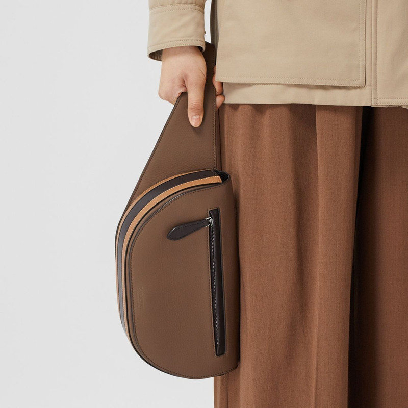 Small Tri-tone Leather Olympia Bum Bag 11