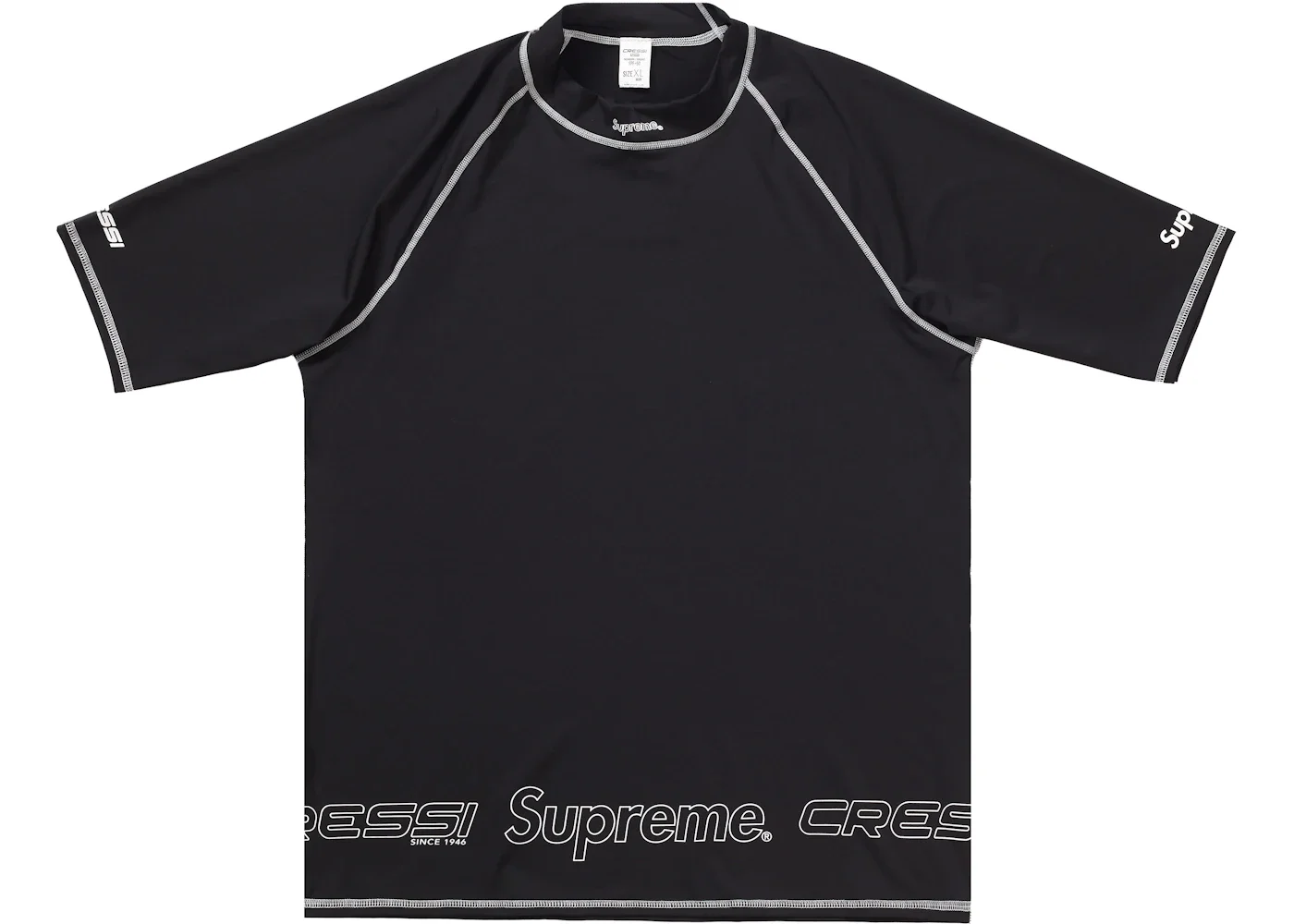 Supreme Cressi Rash Guard Black - 1