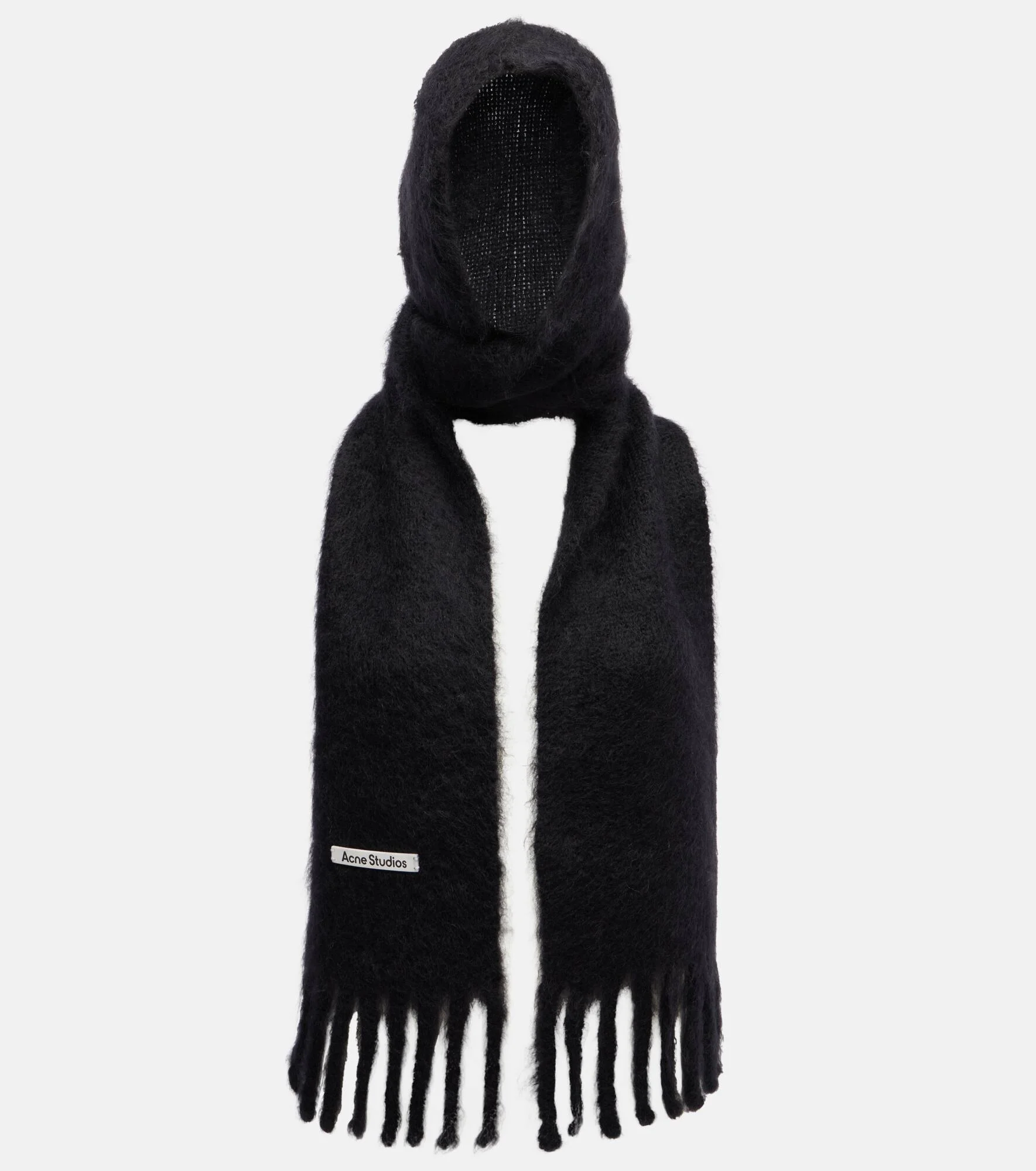 Kooder hooded mohair and wool-blend scarf - 1