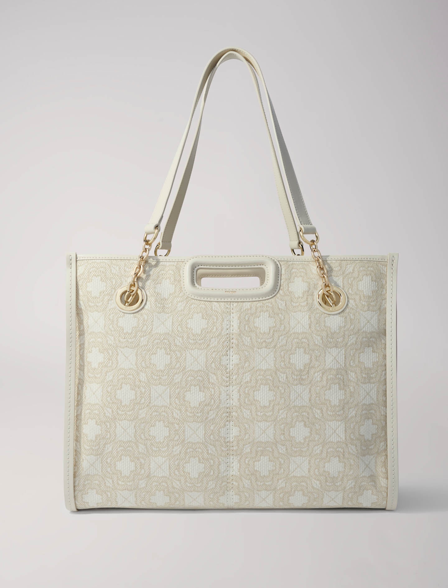 Clover print canvas shopping bag - 7