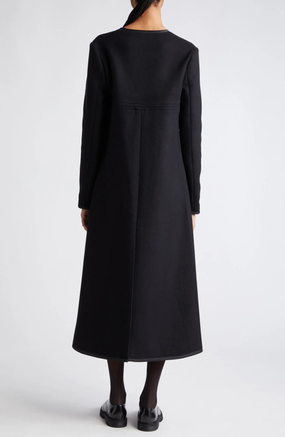 BODE Mabelle Long Wool Coat outlook