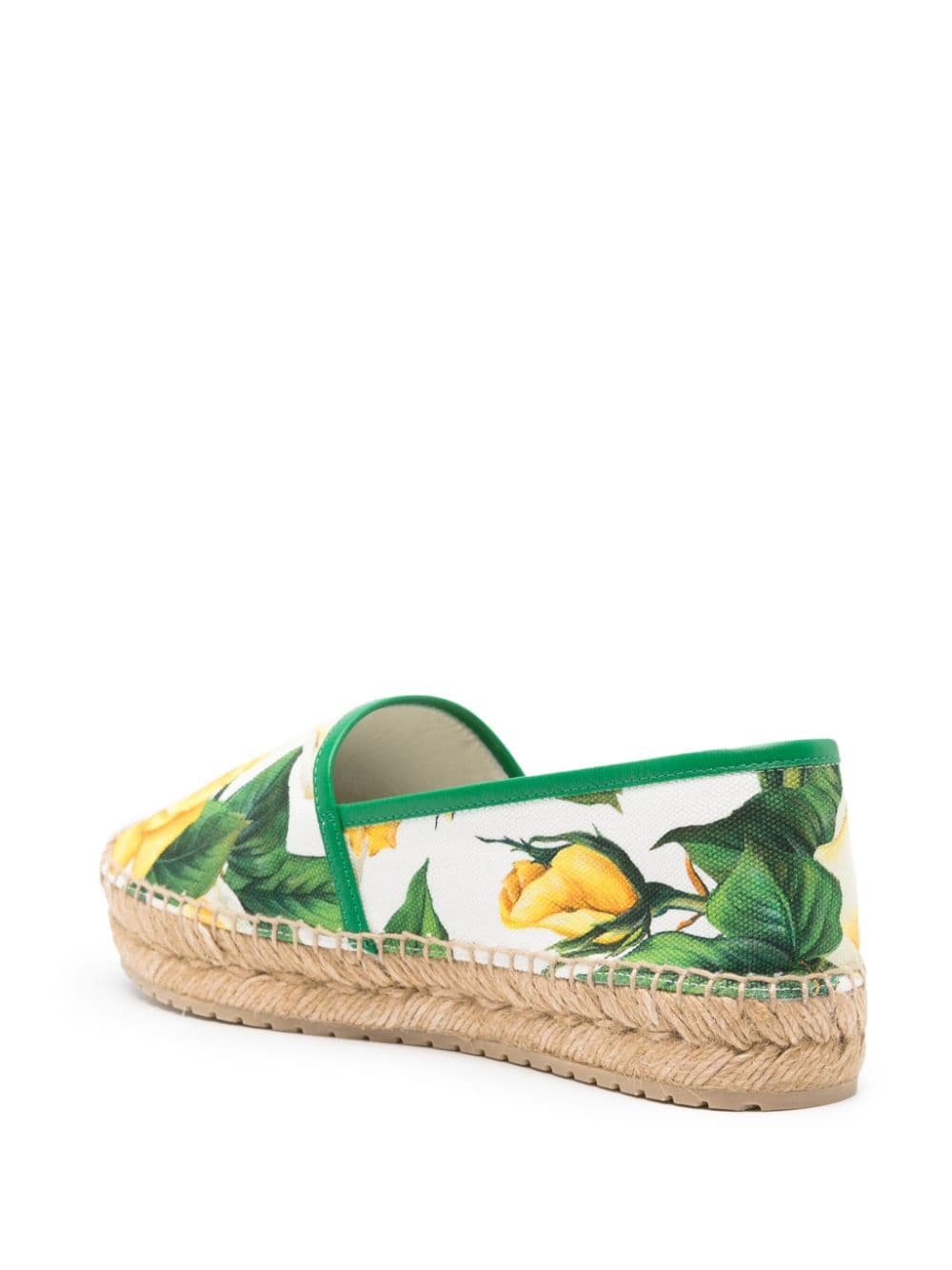 floral-print canvas espadrilhes - 3