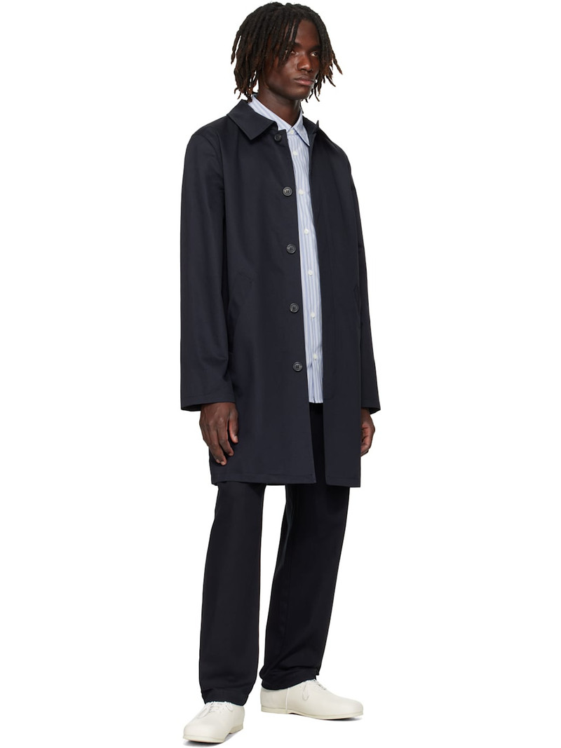 A.P.C. Navy Urban Mac Coat outlook