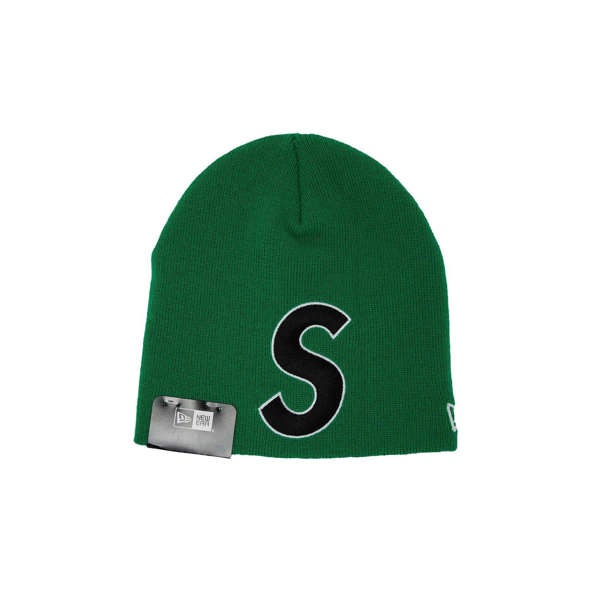 Supreme x New Era S Logo Beanie 'Green' - 1