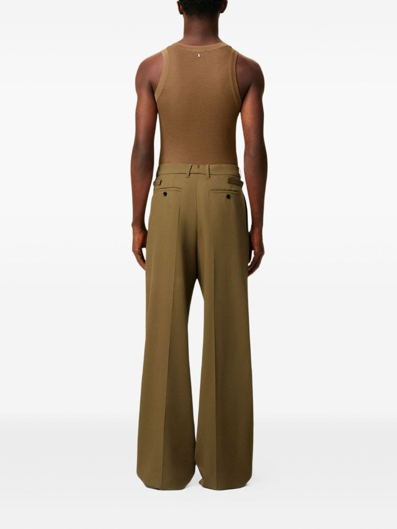 pleated wide-leg tailored trousers 4