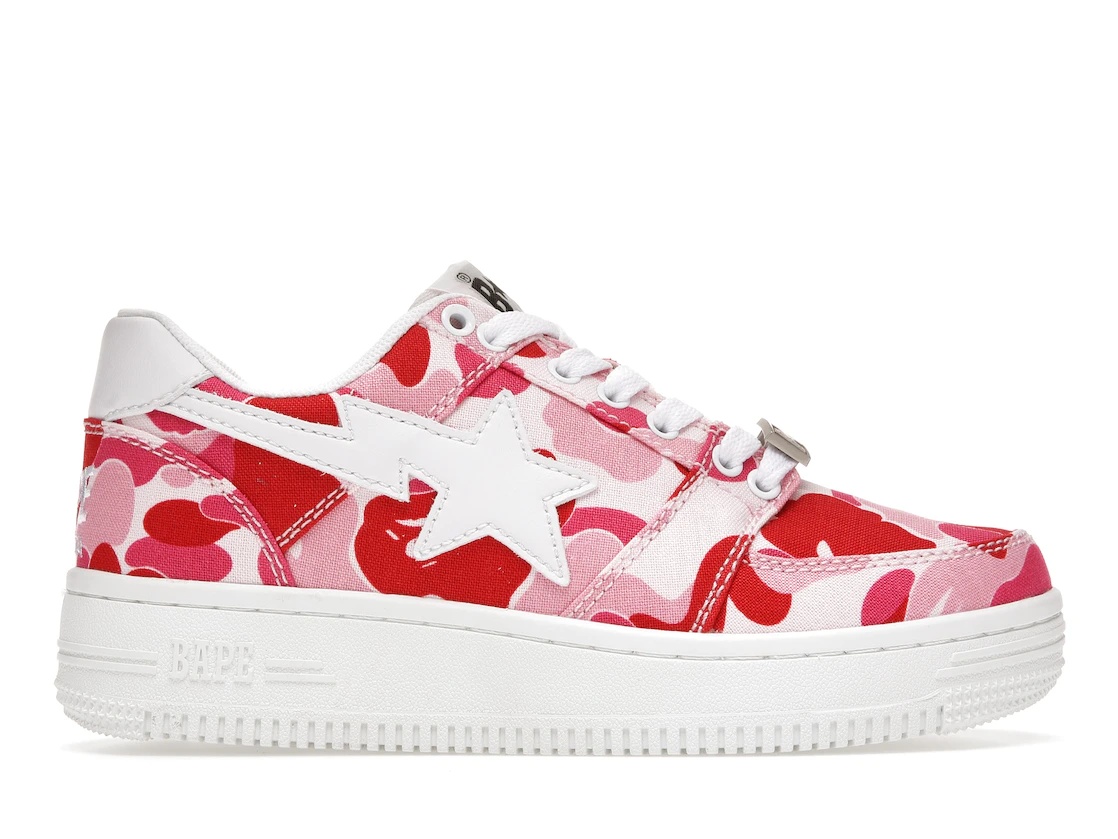 A Bathing Ape Bape Sta Low ABC Camo 20th Anniversary Pink - 1