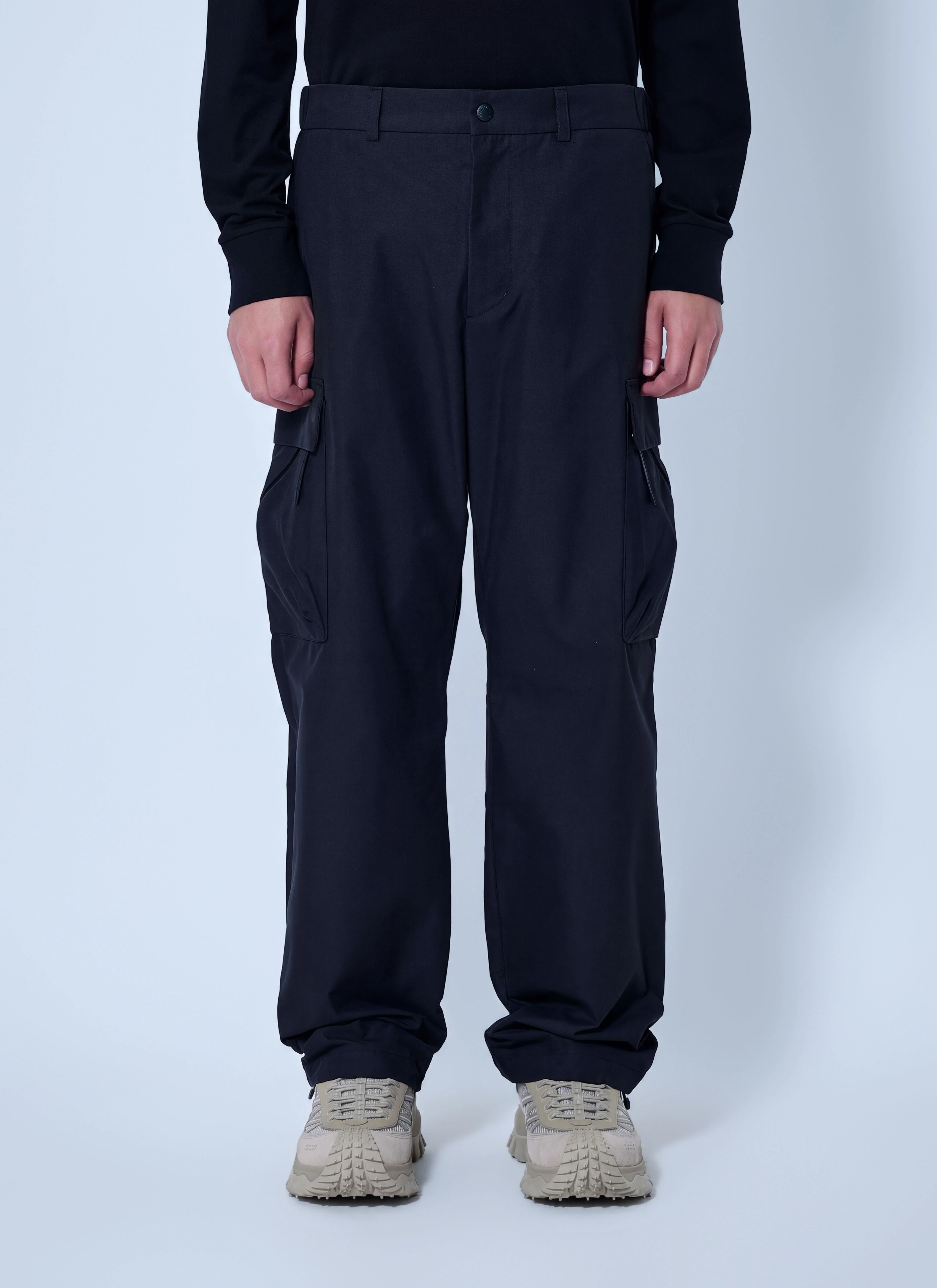 Cotton Blend Trousers - 1