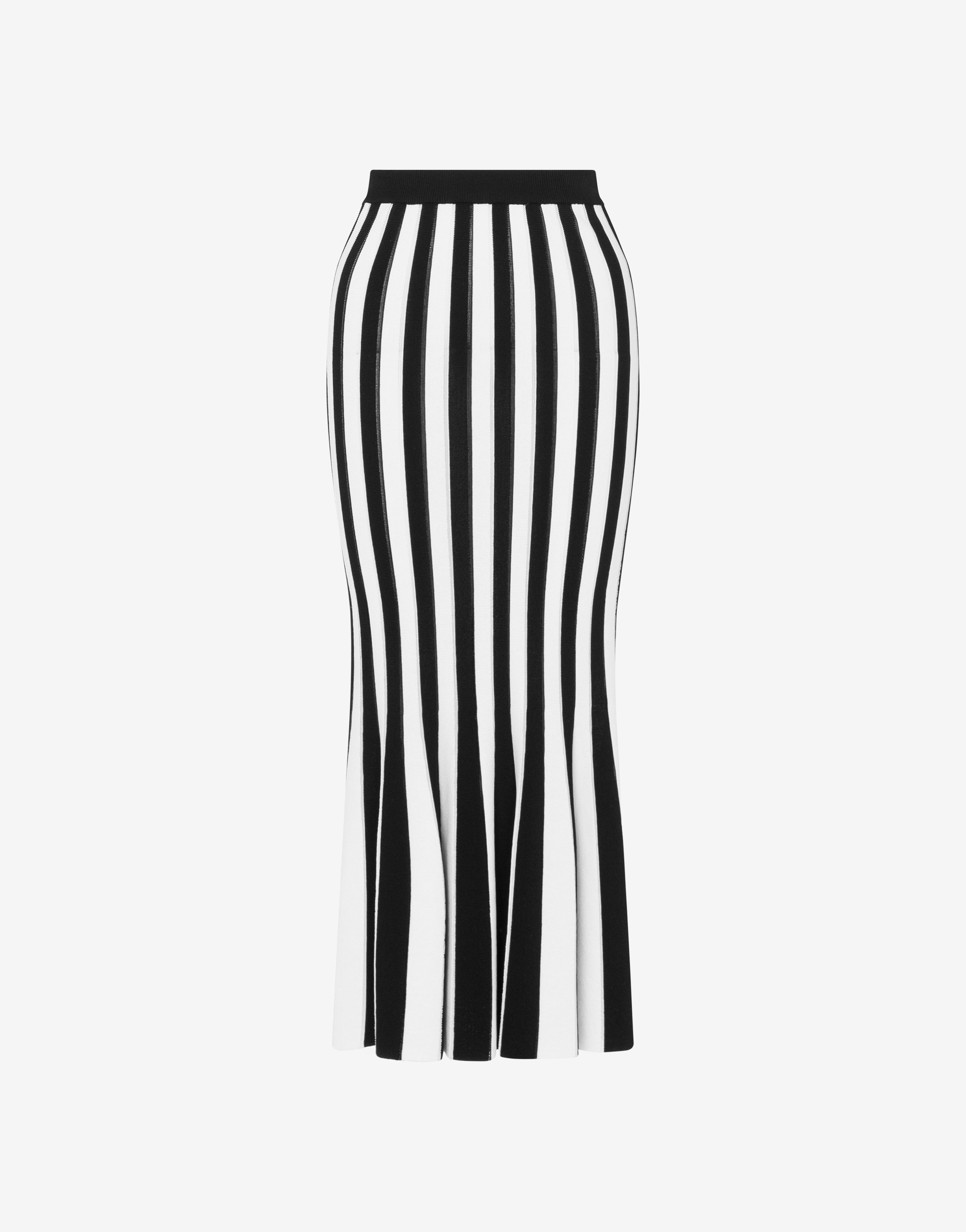 ARCHIVE STRIPES STRETCH VISCOSE SKIRT - 1