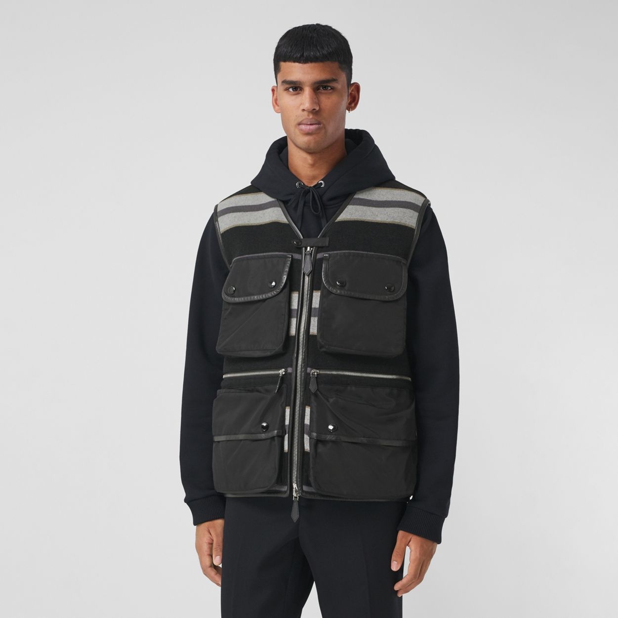 Striped Wool Gilet - 7